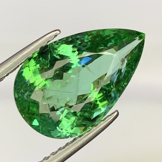 15.30 Cts Natural Corundum Green Sapphire Srilanka Gem