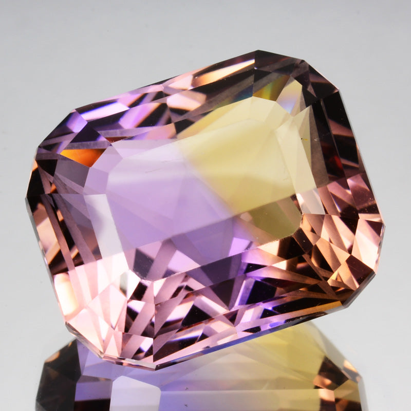 37.31 Cts Natural Bi Color Bolivian Ametrine Gemstone