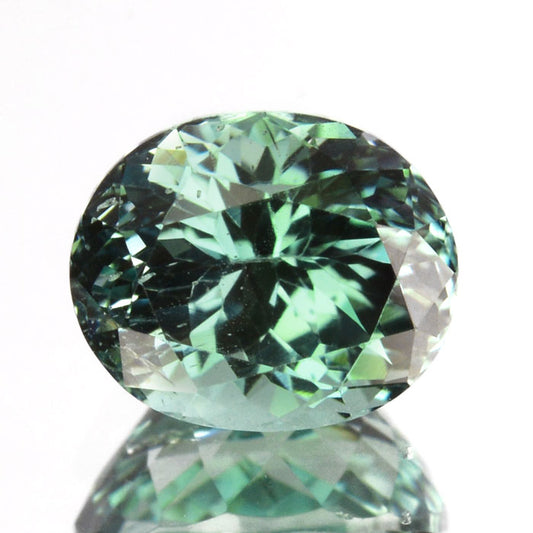 2.08 Cts Fantastic Natural Ultra Rare Green Kornerupine Oval Cut